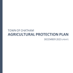 Cover of 2023 Town of Chatham Agricultural Protection PLan